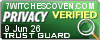Privacy Verified Seal